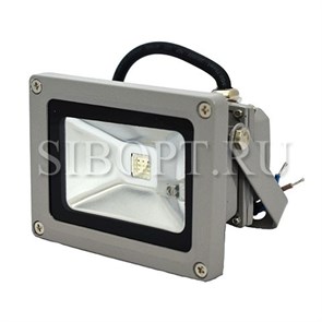 LFL-10-RGB С09 прожектор серый светодиодный с пультом ДУ,10Вт, 230В, RGB, ВЫВЕДЕН ИЗ АССОРТИМЕНТА LFL-10-RGB С09