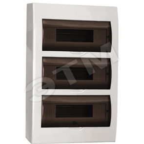 MKP12-N-36-40-05  ЩРн-П-36 IP41 пластиковый белый прозрачная дверь IP40  IEK® MKP12-N-36-40-05