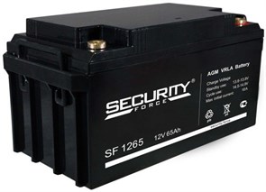 SF1265 Свинцово-кислотный аккумулятор 12V 65А/ч Security Force (Китай) SF1265