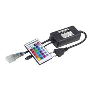 LSC 011 Контроллер для гибкого неона RGB LS001 220V 5050 с ПДУ (ИК) IP20 Elektrostandard a043627