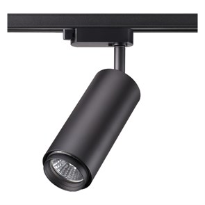 370414 NT19 187 черный Трековый светильник IP20 GU10 50W 220V PIPE Novotech 370414 NT19 187 черный