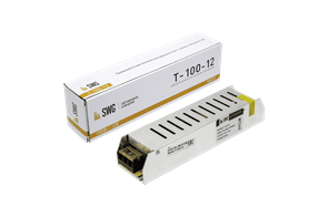 T-100-12 узкий Блок питания 100W 12V, 190х45х35 IP20 SWG 000273