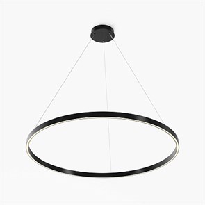MOD058PL-L54BK Коллекция Modern серия Rim Светильник подвесной 3000-4000К 60Вт черный Maytoni Elegant MOD058PL-L54BK