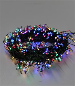 Хвойная ветвь УльтраТонкая гирлянда 20м  USB RGB  702521