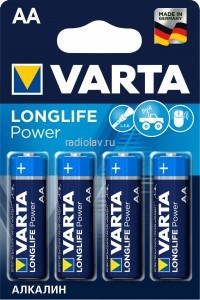 4906.113.414 High Energy LR6/316 BL4 Элемент питания (блистер 4шт.) Varta 4906.113.414