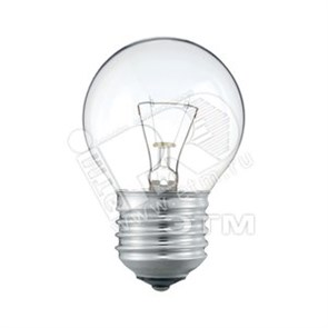 01185550 PHILIPS Stan 25W E27 230V P45 CL Лампа накаливания декоративная шар ВЫВЕДЕНА ИЗ АССОРТИМЕНТА 8711500011855