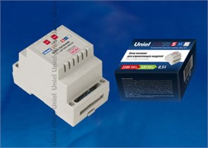 UET-SPD-006A20 «Умный дом» Блок питания на DIN-рейку, 6Вт, 12В, IP20 (уп.20шт.) UNIEL UET-SPD-006A20