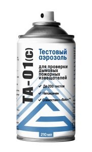 ТА-01(с), 210мл Тестовый аэрозоль для проверки дымовых пожарных извещателей Гефест (Россия) ТА-01(с), 210мл