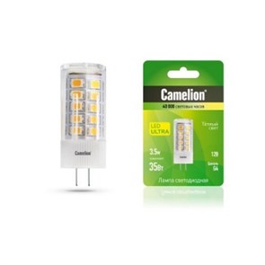 LED3.5-JC/830/G4 (3.5Вт 12В AC/DC) Светодиодная лампа ВЫВЕДЕНА ИЗ АССОРТИМЕНТА LED3.5-JC/830/G4