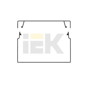 CKK10-100-040-1-K01 "ЭЛЕКОР" белый Кабель-канал 100х40мм (уп.8м.) IEK® CKK10-100-040-1-K01
