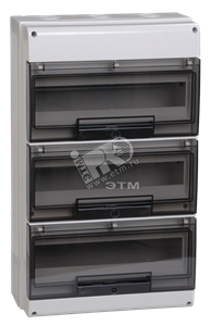 MKP73-N-48-66 Корпус модульный пластиковый навесной КМПн-48 IP66 ИЭК MKP73-N-48-66