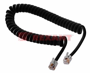 FD 18-2021/FD 6120 Шнур витой трубочный 2м телефонный белый (уп.10/200шт.) REXANT FD 18-2021