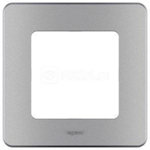 673932 Inspiria Рамка 1 пост алюминий (уп.20шт.) Legrand (Российская Федерация) 673932-1