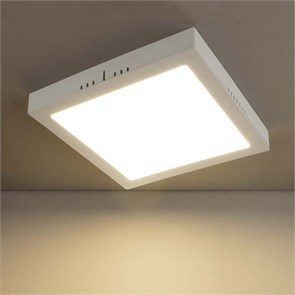 DLS020 24W 4200K Универсальный накладной/встраиваемый потолочный светодиодный светильник Electrostandard DLS020 24W 4200K