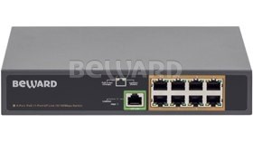 ST-801HPS Неуправляемый 8-портовый коммутатор BEWARD ST-801HPS