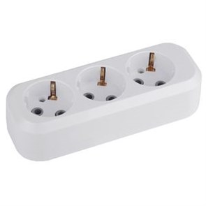 KX-3e ЭРА Колодка 3гн, зазeмление (20/1440) KX-3e