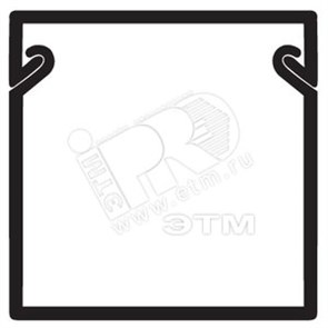 00303 TMC IN-Liner белый Кабель-канал 15х17мм с крышкой (уп.96м.) ДКС 00303