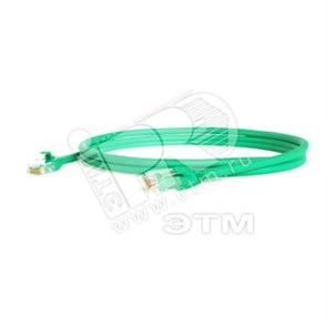 PC-LPM-UTP-RJ45-RJ45-C5e-2M-LSZH-GN/PC-SPM-UTP-RJ45-RJ45-C5e-2M-GN Патч-корд UTP, Cat.5e, LSZH, 2м, стандартный разъем, зеленый (уп.10шт.) Hyperline PC-LPM-UTP-RJ45-RJ45-C5e-2M-LSZH-GN