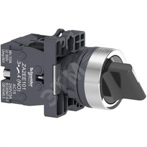 XA2ED33 Переключатель с фиксацией короткая ручка 3 позиции 2НО (уп.10шт.) Schneider Electric XA2ED33