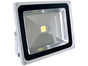 LFL-50-CW С09 прожектор серый светодиодный 50Вт, 230В, 6500К холод. белый ВЫВЕДЕН ИЗ АССОРТИМЕНТА LFL-50-CW С09