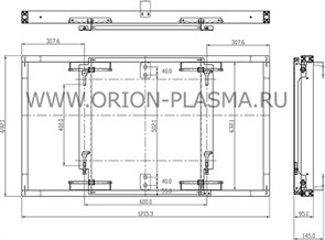 55" MLCD Main Frame Настенное крепление для ORION OLM-5520/OLM-5550 55" MLCD Main Frame