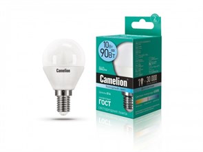 LED10-G45/845/E14 Светодиодная лампа (уп.10/100шт.) Camelion  LED10-G45/845/E14