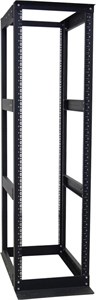 ORV2A-3068-RAL9005 Открытая стойка 19-дюймовая (19"), 30U, 1485х550х600-800мм(ВхШхГ), двухрамная ORV2A-3068-RAL9005