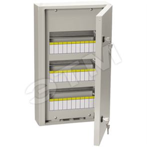 MKM11-N-36-54-Z TITAN 3 ЩРн-36з-0 74 У2 IP54 330x540x120мм (ШхВхГ) с замком Корпус металлический IEK® MKM11-N-36-54-Z