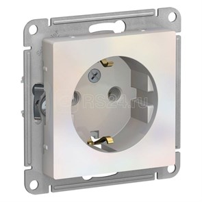ATN000443 AtlasDesign Механизм розетки 1 гнездо с заземлением, жемчуг (уп.10шт.) Systeme Electric (Россия) ATN000443