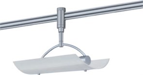 97572 Cветильник для шинной системы PHANTOM 230V L&E Liberta 1x150W R7s 230V титан/опал 97572