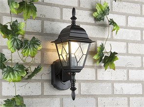 Vega U черный Светильник уличный настенный (уп.6шт.) Elektrostandard Vega U черный