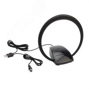 FD 34-0723 Антенна комнатная «Активная» с USB питанием, для цифрового телевидения DVB-T2, Ring-51 REXANT (Китай) FD 34-0723