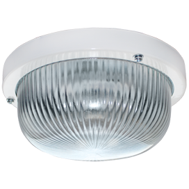 TR53T1ECR Ecola Light GX53 LED ДПП (DPP) 03-7-001 Cветильник накладной 1*GX53, IP65, прозр. стекло белый (уп.12шт.) TR53T1ECR