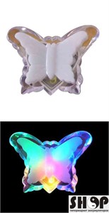 DTL-302 Бабочка Pearl/4LED/0,5W ночник светодиодный UNIEL DTL-302 Бабочка