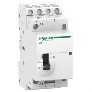 A9C21833 Acti 9 Контактор модульный iCT 25A 3НО 220/240В АС (уп.13шт.) Schneider Electric A9C21833