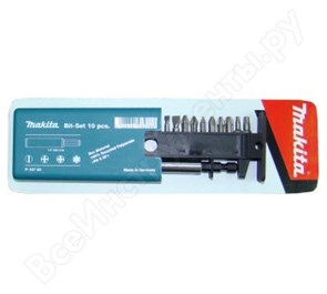 P-16782 Набор бит для шуруповерта (10шт.) Makita P-16782