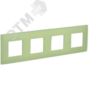 SK-M42-K06 Skandy Рамка 4 поста, мятная (уп.10шт.) IEK® (Китай) SK-M42-K06
