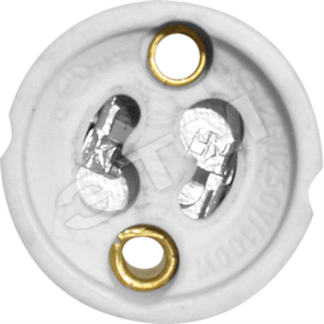 22314 LH34 230V GU10 Патрон керамический (27.5x15.7mm, длина провода 150mm) (уп.100/2000шт.) FERON 22314