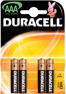 Duracell MN 2400/LR03 Basic BP-4 AAA Элемент питания (бл.4шт.) Б0014046