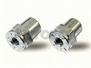 КЛ046 Клеммы переходные, резьба 3/8", USA Type 31 - Europe Type 1, внутр. Ø клеммы "плюс"19,5мм, внутр. Ø клеммы "минус": 17,9мм (2 комплект) KLEMOS КЛ046