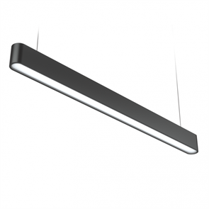 GALLANT-M30/4K B (30w/3600Lm/4000K/1502*60*100мм/опал/чёрный RAL-9005/IP40) Светильник FALDI (Россия) GALLANT-M30/4K B