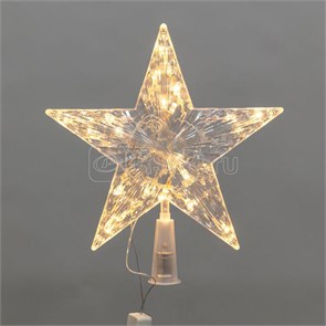 501-006 Фигура светодиодная "Звезда" на елку 22см LED тепл. бел. 230В IP20 постоян. свечение Neon-Night  501-006