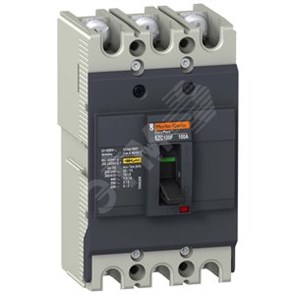 EZC100F3080 EZC100 10 KA/380В 3T 80A Выключатель автоматический 3п 80А 10кА Schneider Electric EZC100F3080