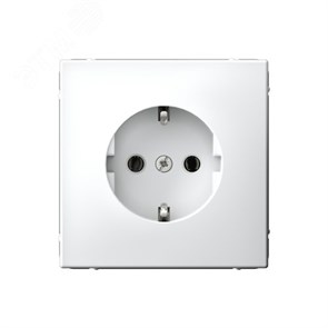 GAL000143 ArtGallery Механизм розетки 1 гнездо с заземлением, белый (уп.10шт.) Systeme Electric (Россия) GAL000143