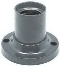 AB7STSEAY Ecola base Патрон накладной прямой E27 серебряный (уп.10шт.) AB7STSEAY