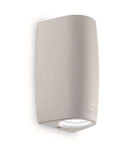 147796 Keope AP2 Small Grigio, серый Уличный настенный светильник IDEAL LUX 147796 Keope AP2 Small Gr