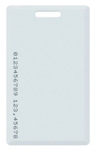 TK4100 Clamshell White Карта доступа стандартная proximity, формат EМ-marin, толщина 1,6мм TK4100 Clamshell White