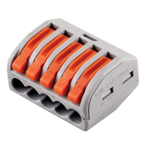 32398 LD222-415 Клемма монтажная 5х0,08-2,5/4мм² (для многопроволочной жилы) (уп.40шт.) Stekker (Китай) 32398