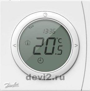 088L0121 ECtemp Next Plus Danfoss Терморегулятор электронный с датчиком пола DEVI (Дания) 088L0121