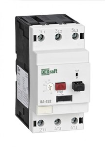 21241DEK Авт. выкл. защ. двиг. 3P 40-63A 30кА ВА-432  DEKraft 21241DEK